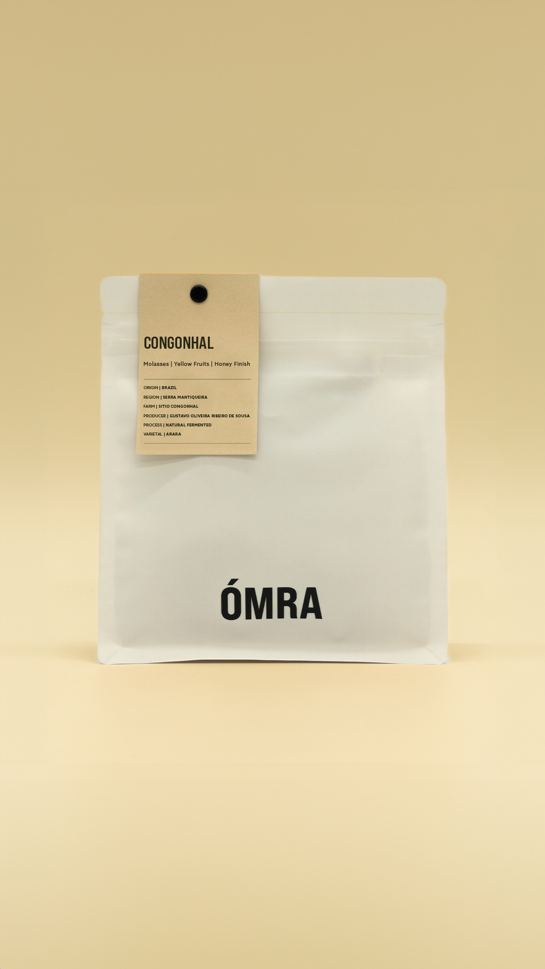 Congonhal, a naturally fermented Brazilian coffee in Ómra’s early range