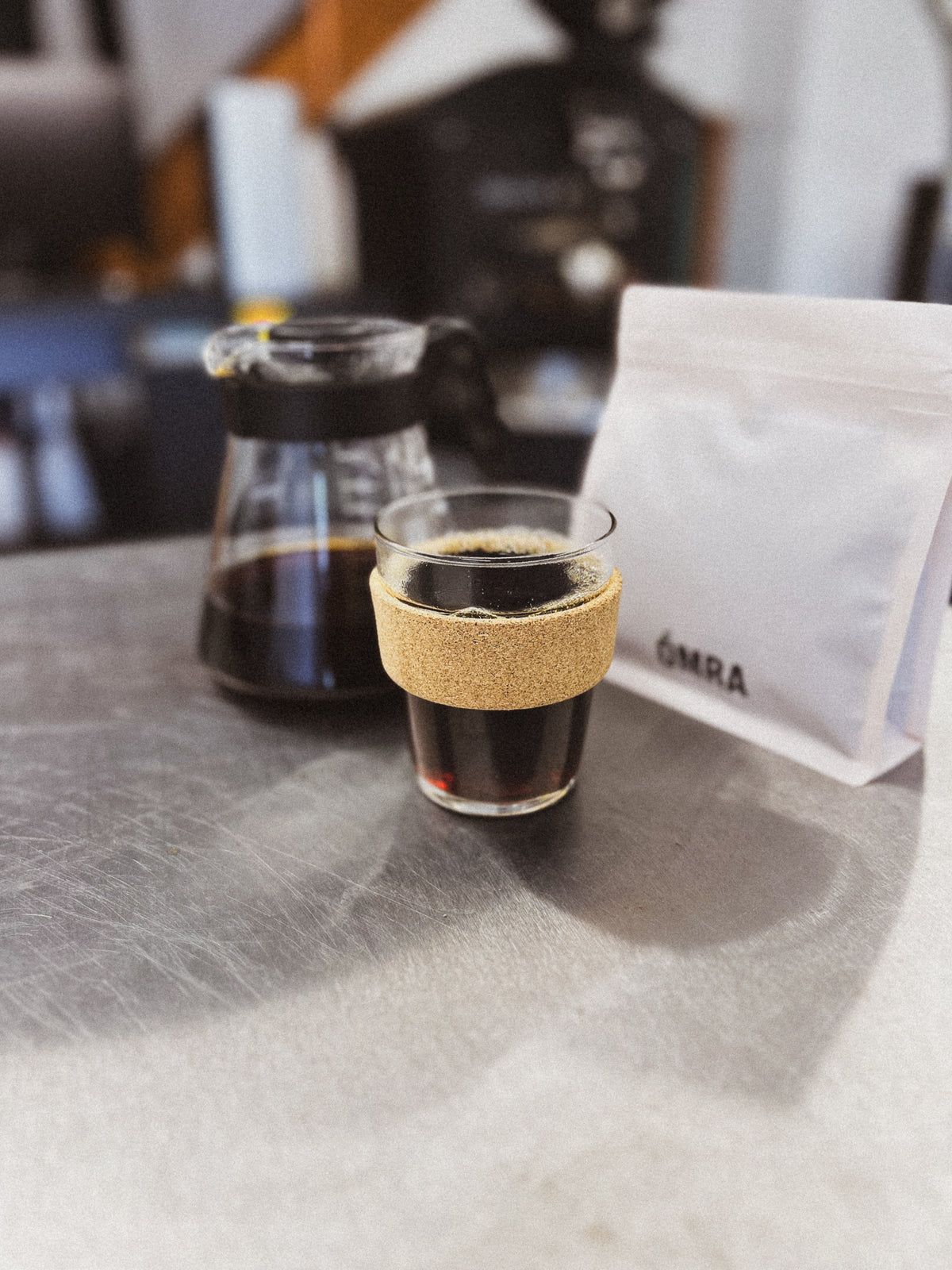 Kenya AA Gakundu brewed with a V60 at Ómra Coffee