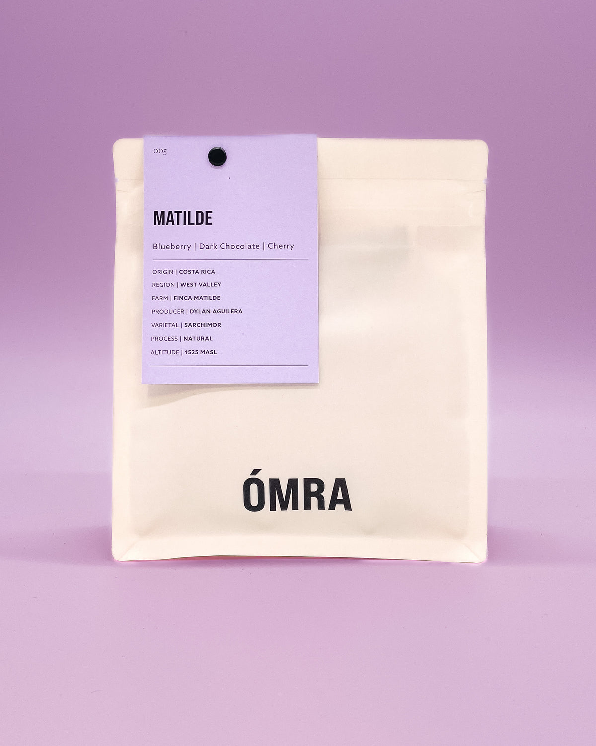 Matilde natural-process coffee from Costa Rica’s West Valley