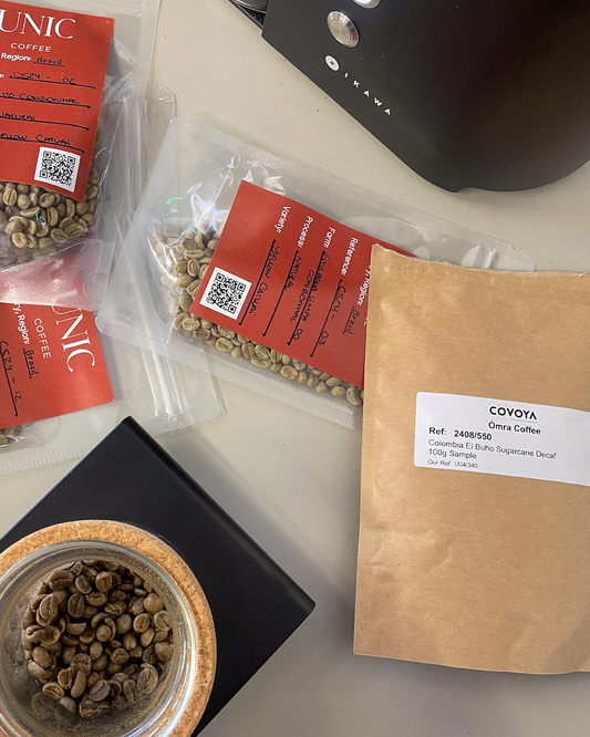 Sample Roasting with Ómra: Exploring New Coffees from Brazil and Colombia