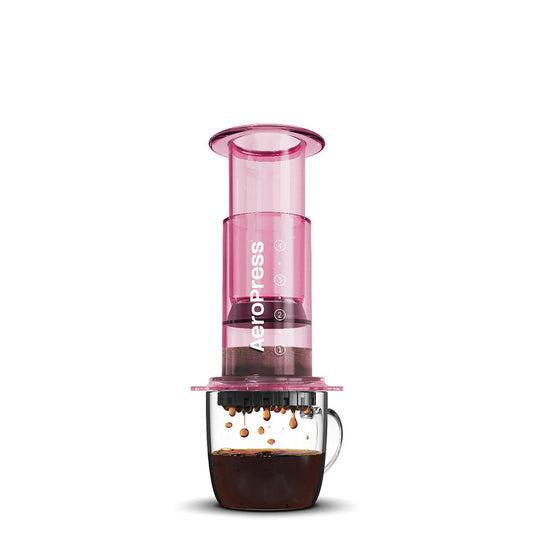 AeroPress Clear Coffee Maker (Pink)