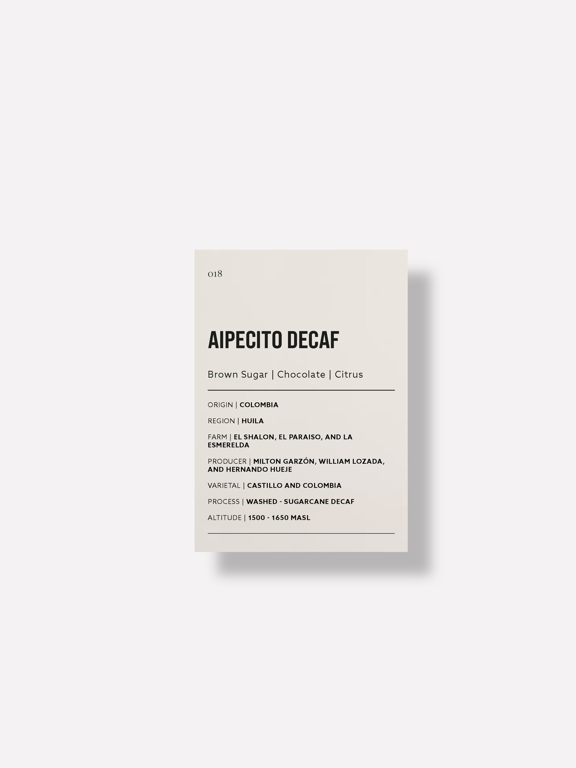 Aipecito Decaf