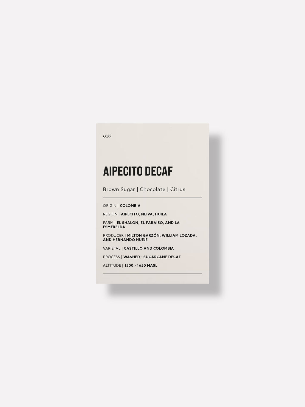 Aipecito Decaf