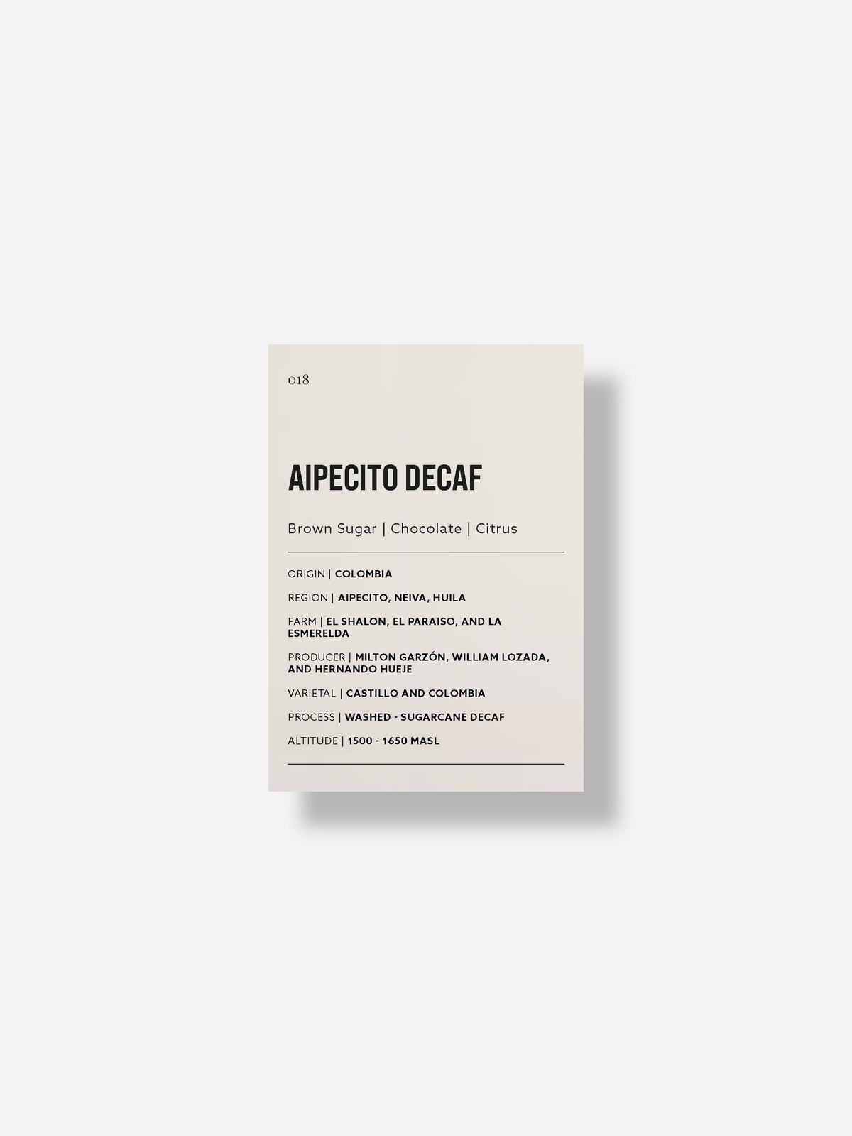 Aipecito Decaf