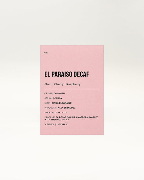 El Paraiso Decaf