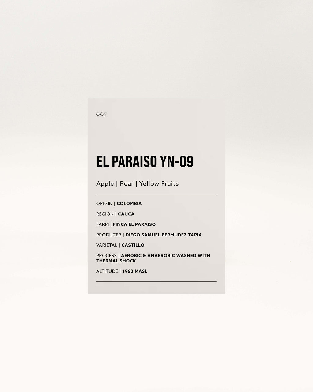 El Paraiso YN-09